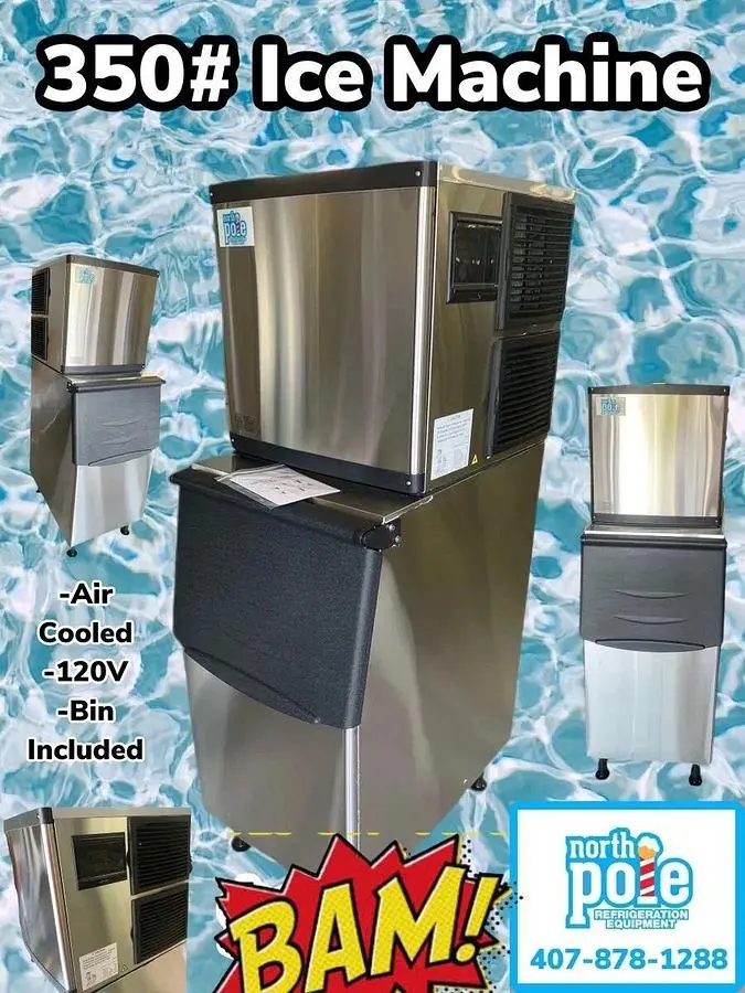 New | in-Stock NORTH POLE _UNKNOWN_ Ice Machines Florida US | BAM Discount Restaurant Equipment #1283796