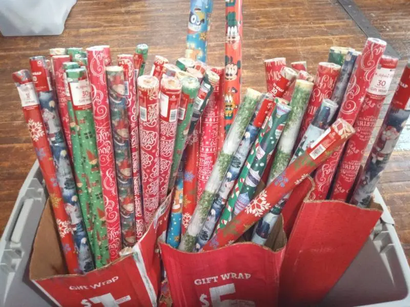 Huge lot of Variety Christmas Wrapping Paper
