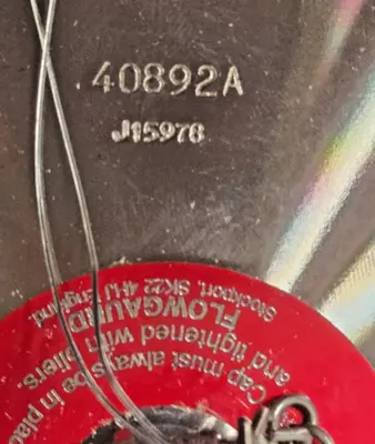 FlowGuard Pulsation Dampener FG 54207/01 FD-20-70-NTF-SS-A-1" NPT CoorsTek