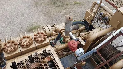 USED 1980 MACK DM600 TWIN STEER HEAVY DUTY OILFIELD PUMP / KILL TRUCK