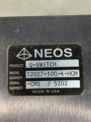 Used Neos _UNKNOWN_ Laser Accessories and Consumables South Carolina US | Palmetto Automation #1484290