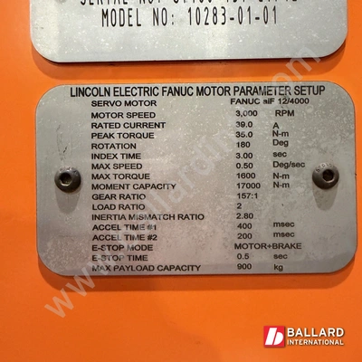 Linear Rail with Lincoln Electric Positioner – 3 Meter
