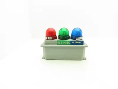 Federal Signal Indicator Light Enclosure Red Green Blue 4"x10"x 4" 24V AC/DC