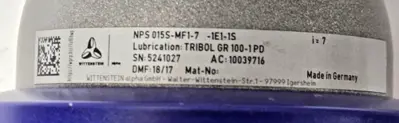 WITTENSTEIN NPS 015S-MF1-7 Gearbox Motor Servo Gear
