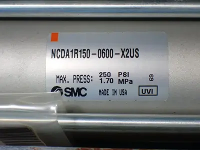 Smc  250psi Pneumatic Cylinders.