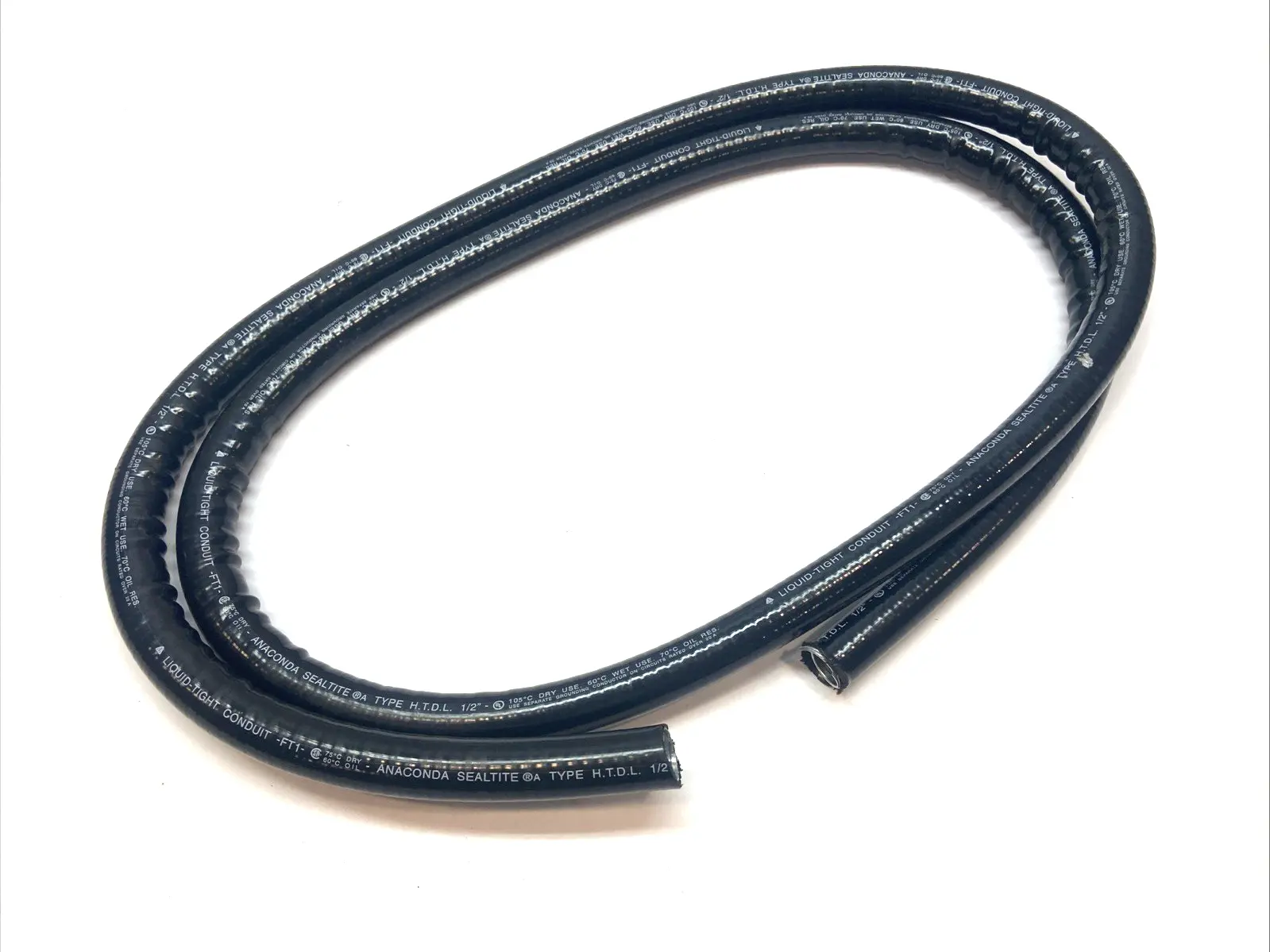Used Anaconda Liquid-Tight Flexible Metallic Conduit FT1 1/2" 7FT Conduits Michigan US | Maverick Industrial Sales #1400512