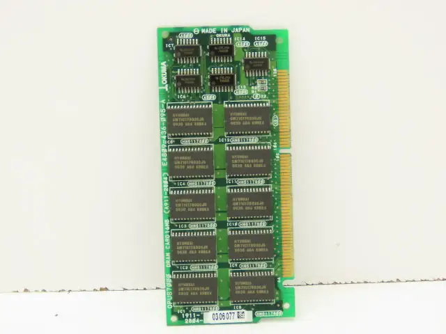 Okuma 1911-2804 Opus7000 DRAM Card 16MB Circuit Board