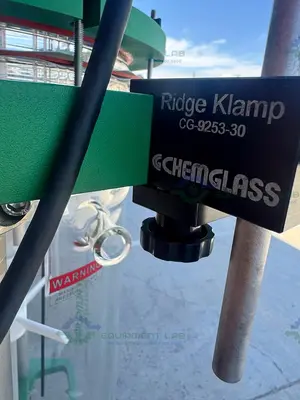 New | in-Stock 2020 CHEMGLASS 50 LITER JACKETED GLASS REACTOR W/ ZERO DEAD SPACE DRAIN VALVE MFG 20 Reactors California US | Equipment Lab #1266141