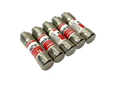 USED LITTELFUSE TIME-DELAY CURRENT-LIMITING FUSE CLASS CC 600V .6A LOT OF 5
