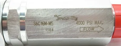 NEW SNAP TITE S6C16M-M5 VALVE CHECK 4000PSI 55284 S6C16MM5