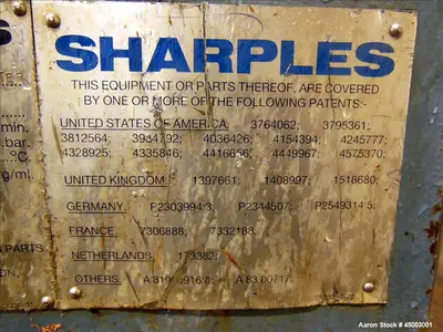 USED SHARPLES PM 3600