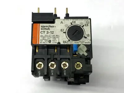 USED SPRECHER + SCHUH THERMAL OVERLOAD RELAY 0.62-1.0A