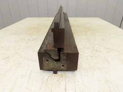 Press Brake Die Set 37" Long Hemming Standing Seam 5/8" H 1/8" Wide