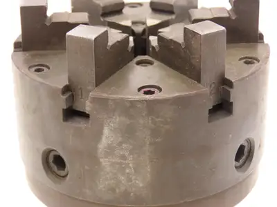 Buck Chuck 1462 6 Jaw Adjust-Tru Self Centering Manual Lathe Chuck 4" OD