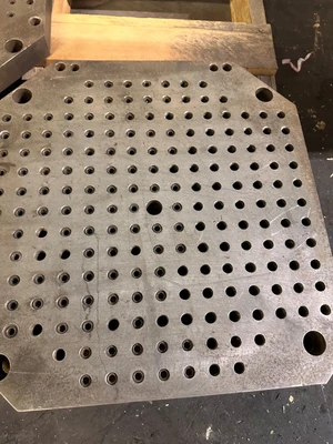 16 1/2 X 16 1/2 TAPPED MACHINE SUB PLATES