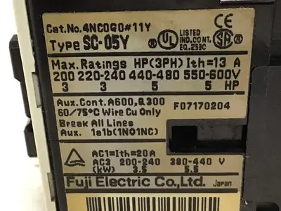 USED FUJI ELECTRIC SC-05Y 4NC0G011Y