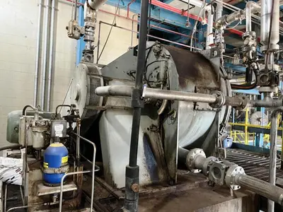 Krauss-Maffei HZ 125/2.5 SiE peeler centrifuge, 316SS.