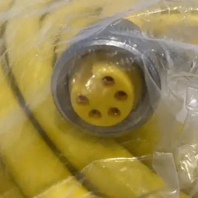 NEW TURCK MINIFAST SINGLE ENDED MATING CABLE 5-PIN 7/8-16 U5126-1