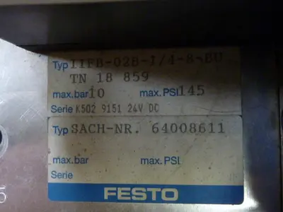 USED FESTO IFB8-02