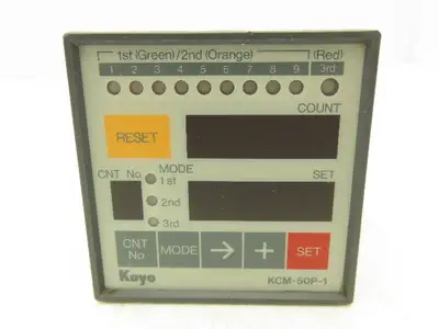 Koyo Electronics KCM-50P-1 Digital Timer Counter LCD Display