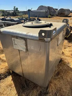 Tank, 350 Gallon, 316 Stainless Steel, LiquiTote, #5991129