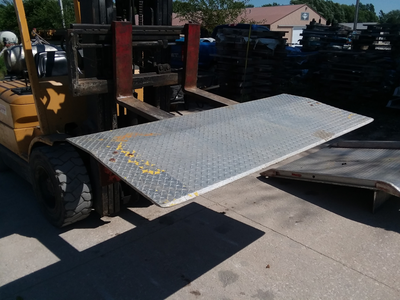 Aluminum DOCK PLATE Material Handling Equipment | Rock Solid Tools (1)