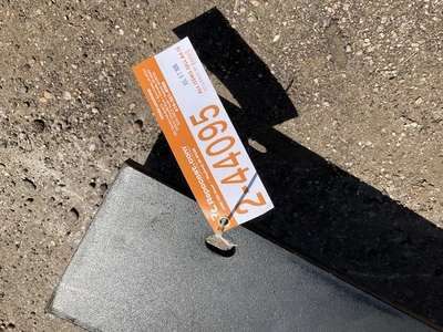 New metal cutting edges for a SnowEx Power Plow 8611 Snowplow, includes left and right wing cutting ...