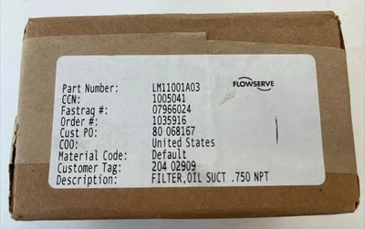 NEW FLOWSERVE LM11001A03
