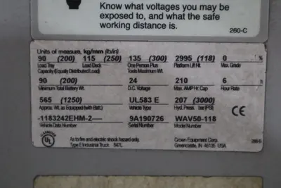 CROWN WAVE WAV50-118 LIFT | Levy Recovery Group (11)