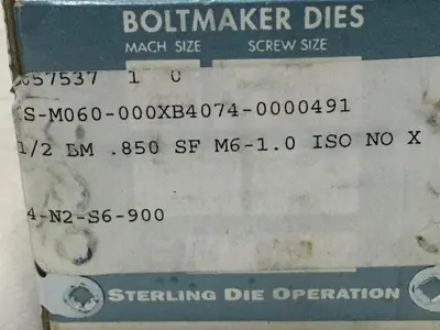 NEW STERLING DIE 4-N2-S6-900