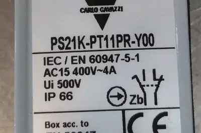 CARLO GAVAZZI PS21K-PT11PR-Y00 Limit Switch Loc4E21