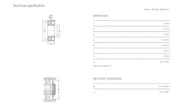 NEW SKF 23048 CCK/W33