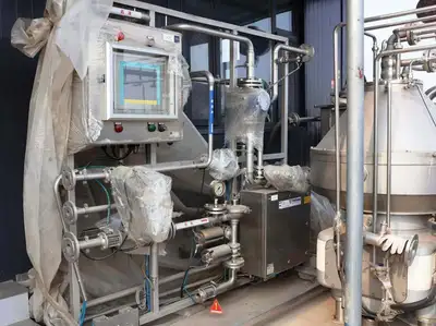 Flottweg AC 2000-410g ATEX clarifier centrifuge, 316SS.