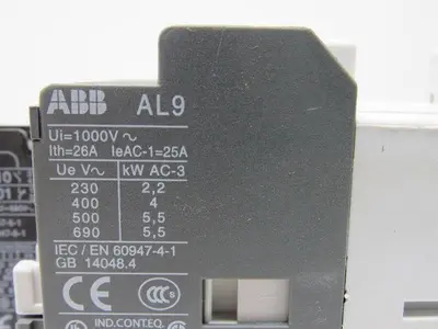 ABB AL9-30-01 24VDC Contactor 690V AC