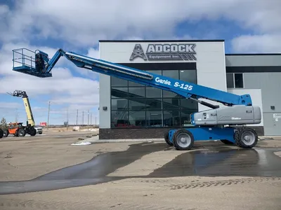 Used 2014 GENIE S-125 TELESCOPIC BOOM LIFT Telescopic Boom Lifts Alberta CA | Adcock Equipment #1418160