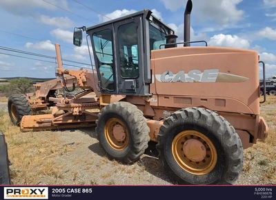 Used 2005 CASE 865 Motor Graders Texas US | Proxy Equipment #1502897
