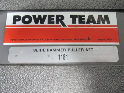 Power Team 1181 Slide Hammer Kit Some Parts Missing
