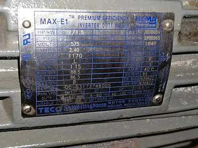 Used WESTINGHOUSE EHHS Motors (misc) British Columbia CA | Lenmark #248222