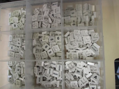 New Replacement Silicone Rubber Button Keys (QTY est. 1264)