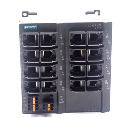 USED SIEMENS 6GK5-216-0BA00-2AA3 ETHERNET SWITCH SCALANCE 6GK52160BA002AA3