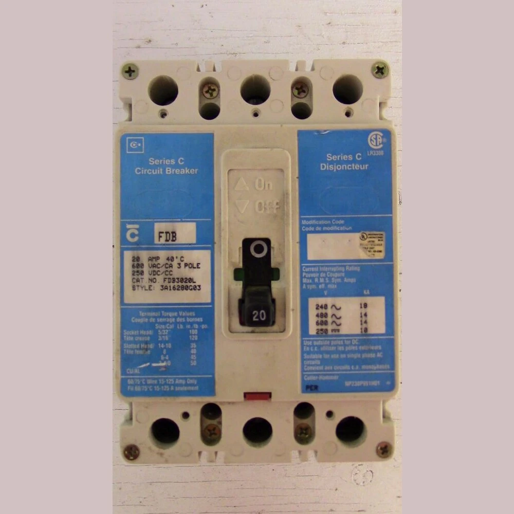 Cutler Hammer Series C 20 Amp Breaker