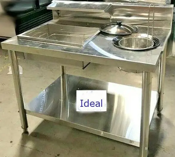NEW Breading Table Fried Food Prep Breader Station Chicken Fish Vegetable Fry