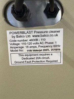 BALCO 110V WATERJET 2357L Parts Washers & Finishing | ESS Industrial Equipment Sales (8)