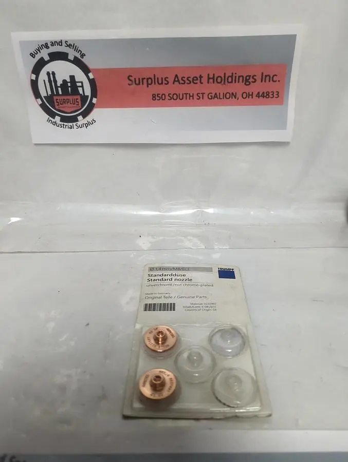 New | in-Stock TRUMPF 0237497 Nozzles Ohio US | Surplus Asset Holdings #1249532