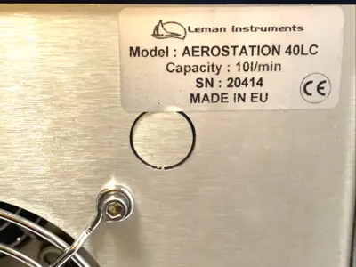 USED LEMAN INSTRUMENTS ULTRA ZERO AIR GENERATOR LAB DAMAGED OVEN FAN