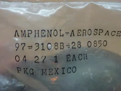 NEW AMPHENOL AEROSPACE 97-3108B-28