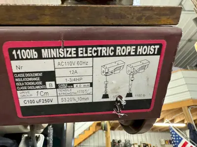 NORTHERN INDUSTRIAL TOOLS 1100LB Cranes, Hoists | Rock Solid Tools (3)