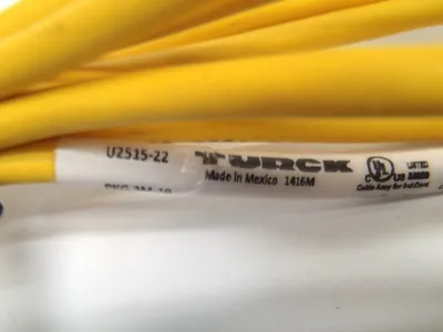 PKG 3M-10 | Turck  Actuator and Sensor Cable U2515-22 56" Length - Used