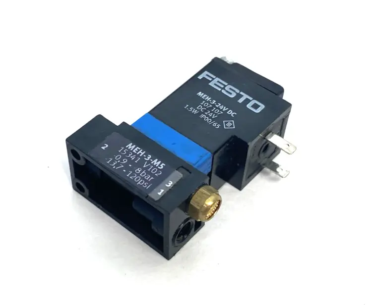 Used Festo Solenoid Actuated Valve 3/2-way Direct Acting 15341 Solenoid Valves Michigan US | Maverick Industrial Sales #1397924