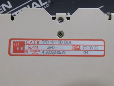 ADC DSX4H-W3C Chassis with 21 DSX-4H-SB-BIA I/O Modules Used